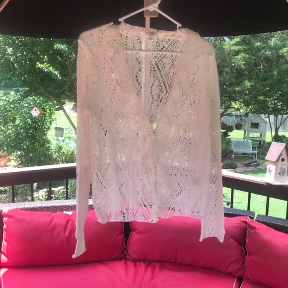 J. Jill Crochet Sweater - Picture 4 of 9